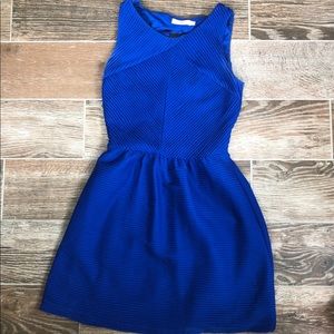 Blue dress with bow